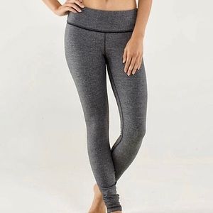 Lululemon Wunder Under Herringbone size 6